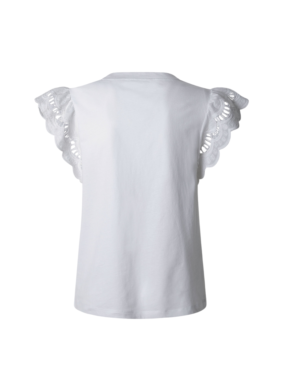Pepe Jeans maglietta manica corta da donna Vic PL506067 800 bianco1