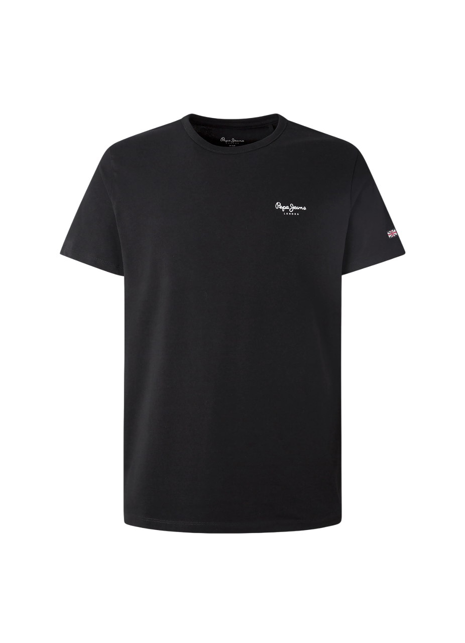 Pepe Jeans maglietta manica corta da uomo Original Basic PM508212 999 nero