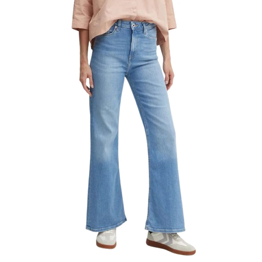 Pepe Jeans pantalone jeans da donna Flare HW Willa PL204734NC22 blu chiaro