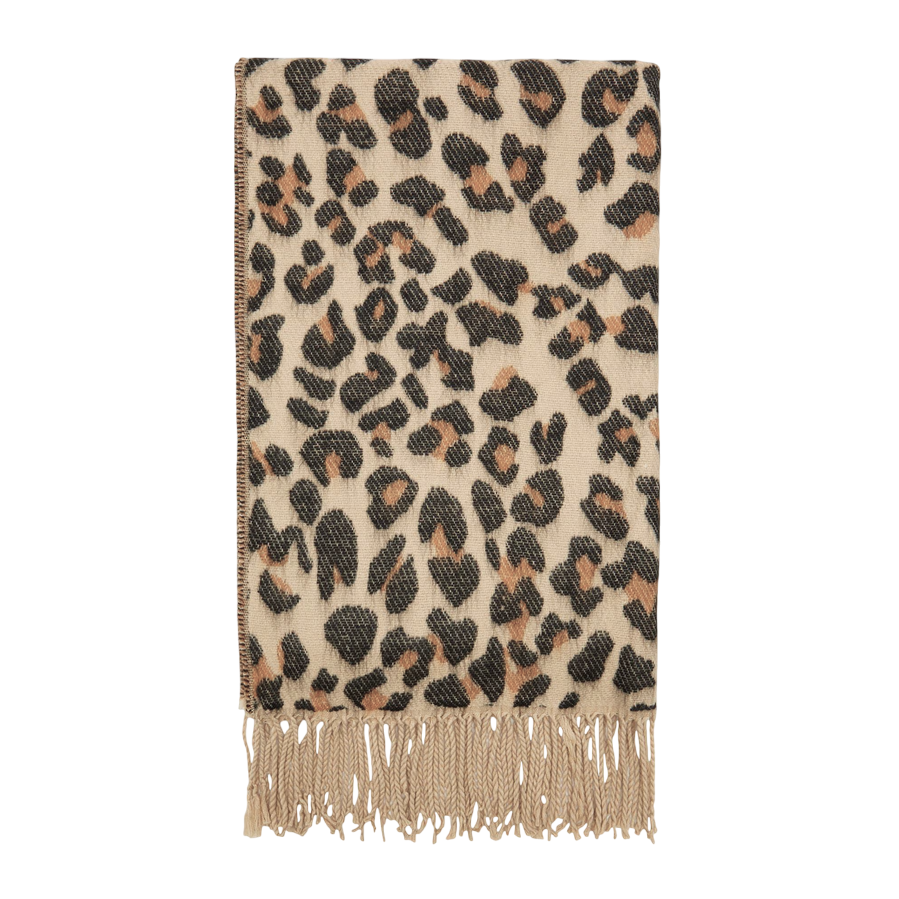 Pieces sciarpa animalier Feline 17116594 leopardo