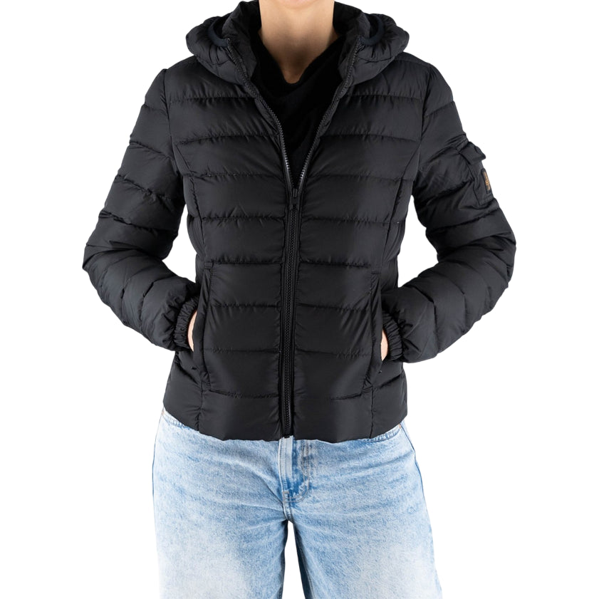 Piumino Donna RefrigiWear Lady Hunter Jacket Nero - Giacca Invernale Imbottita