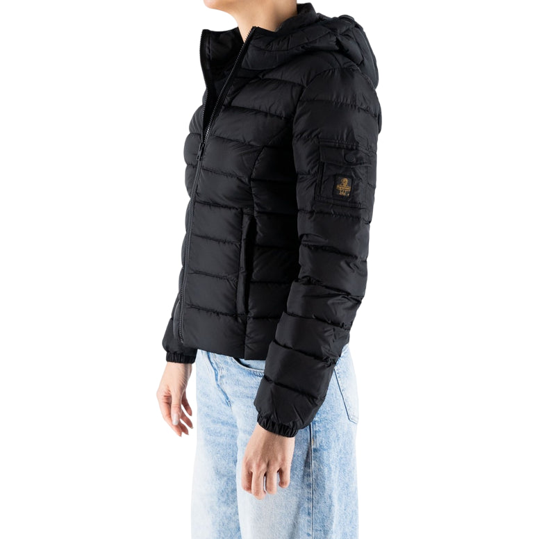 Piumino Donna RefrigiWear Lady Hunter Jacket Nero - Giacca Invernale Imbottita - laterale