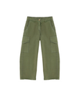 Please Pantaloni straight con tasche lateral PHR5132G61 verde