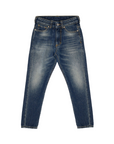 Please pantalone jeans da ragazzo in cotone con effetto slavato PHC2B90B55 blu