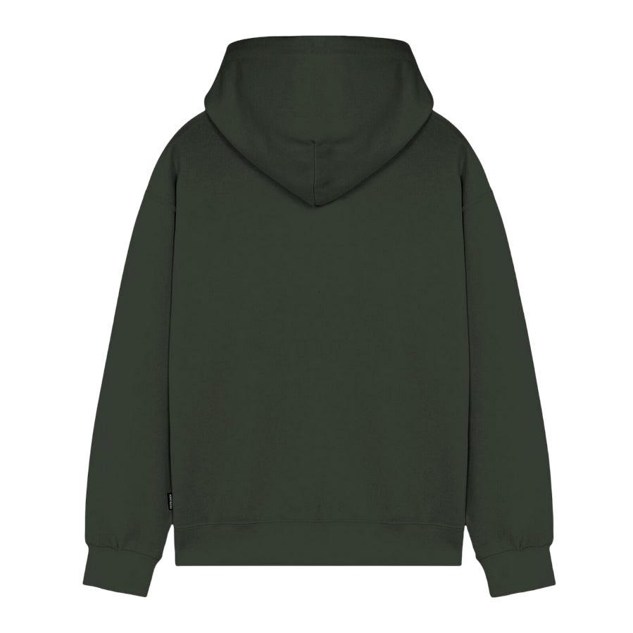 Propaganda Felpa Uomo con Cappuccio e Zip Intera Verde – Codice Articolo 25FWPRFE405-136 - RETRO