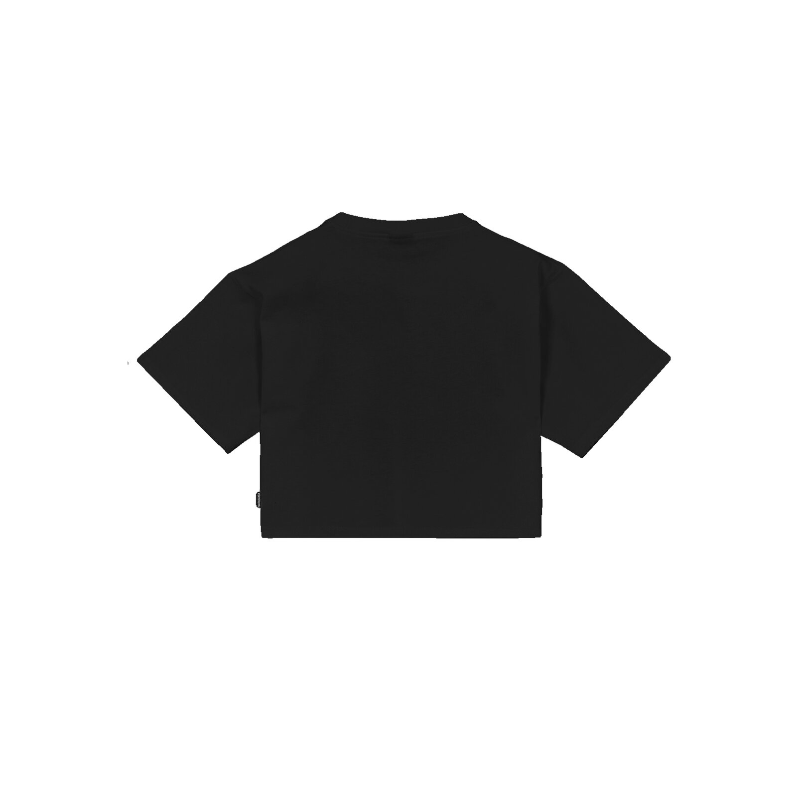 Propaganda T-shirt Crop da donna Logo Studs 26SSPRTS808 nera dietro