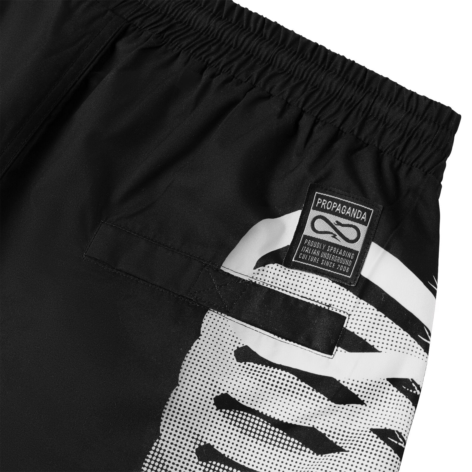Propaganda costume da mare da uomo Ribs Swimtrunk 26SSPRBR793 nero logo