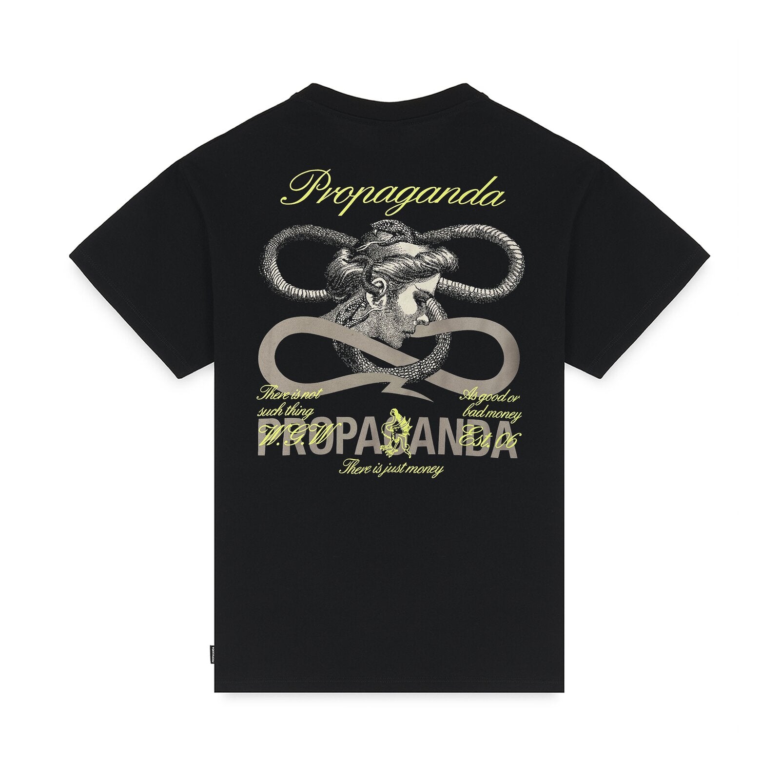 Propaganda t-shirt da uomo Whisper 26SSPRTS698 nero