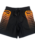 Propaganda costume Boxer da uomo Ribs Swimtruk 625 nero arancio