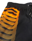 Propaganda costume Boxer da uomo Ribs Swimtruk 625 nero arancio