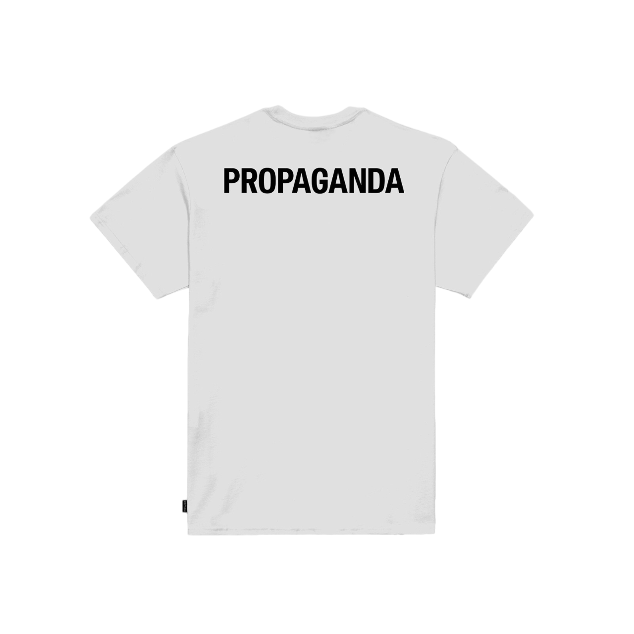 Propaganda maglietta manica corta con stampa Logo Classic 838-02 bianco
