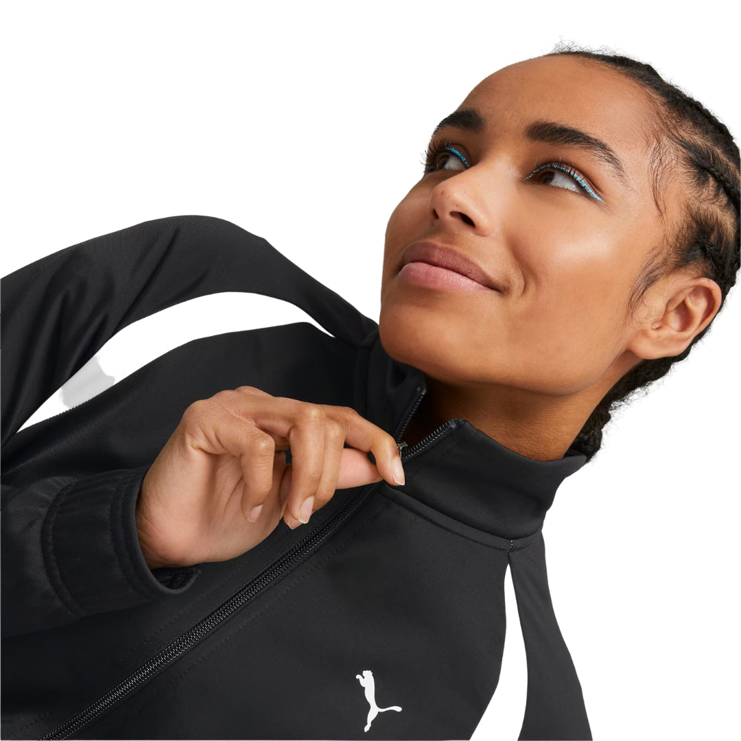 Puma tuta sportiva da donna in acetato Classic Tricot Suit 580495 01 nero