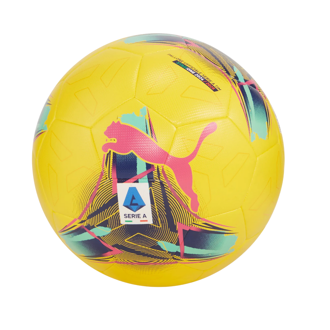 Puma Pallone da calcio Serie A Orbita  misura 5 084299-02 giallo