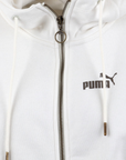 Puma Tuta sportiva da donna con cappuccio e cerniera intera Bronze bianco-nero