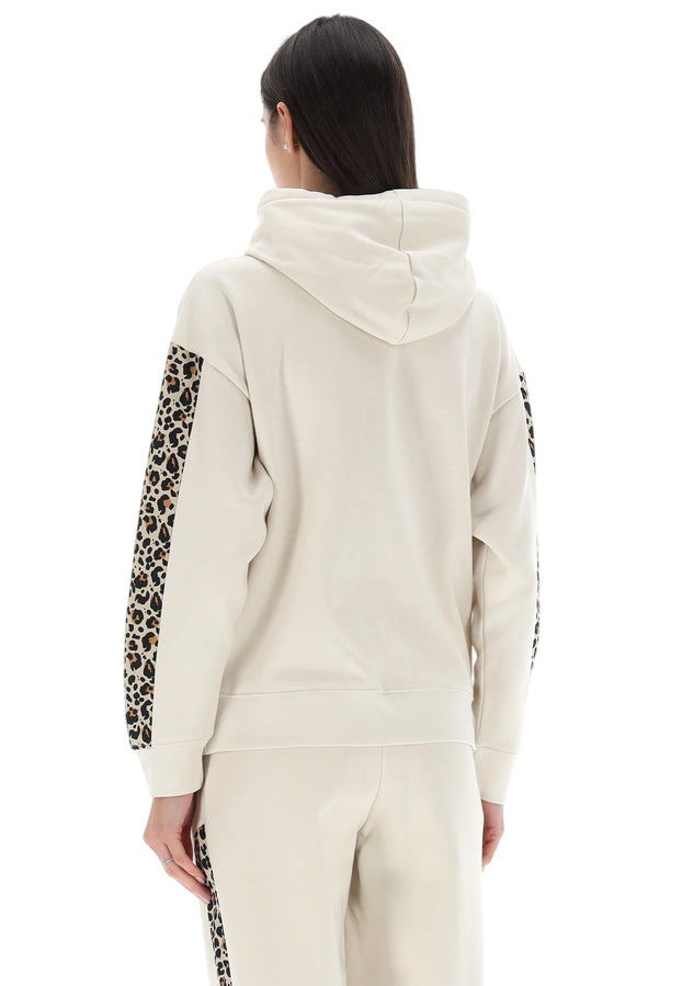 Puma Felpa Donna con Cappuccio 688084-87 Beige - retro 