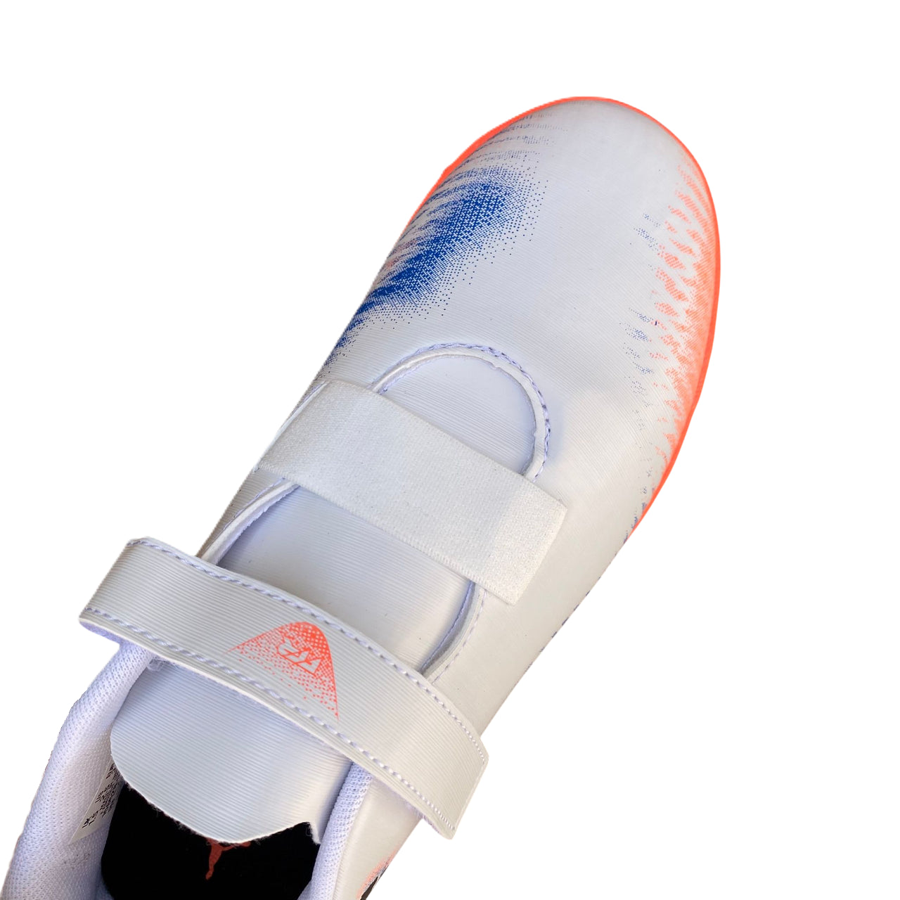 Puma Future 8 Play V TT Junior Bianco-Corallo Vista Dall'Alto