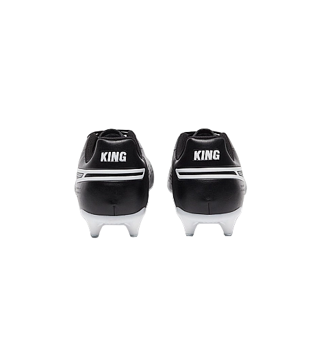 Scarpe da calcio Puma King Match MxSG 107476 01 colore nero-bianco per terreni morbidi da uomo
