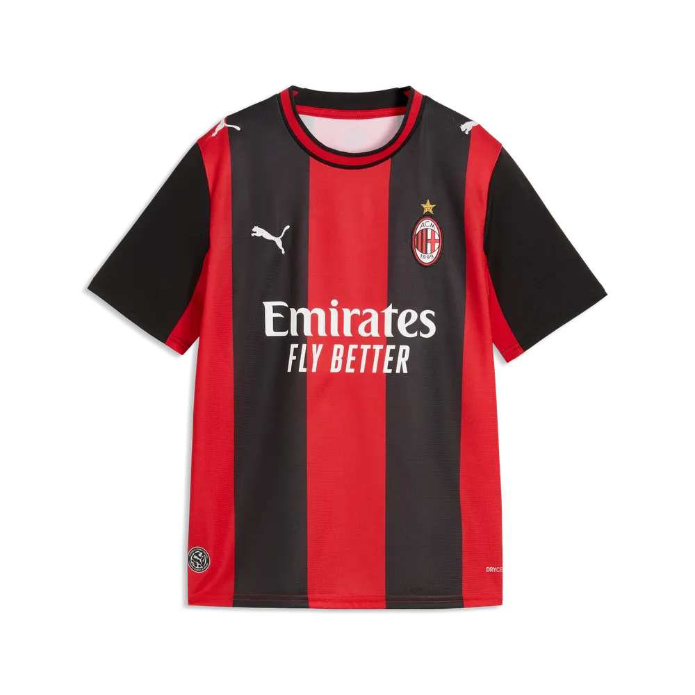 Puma Maglia Milan ACM Home Jersey Replica Junior 784124-01 rosso-nero