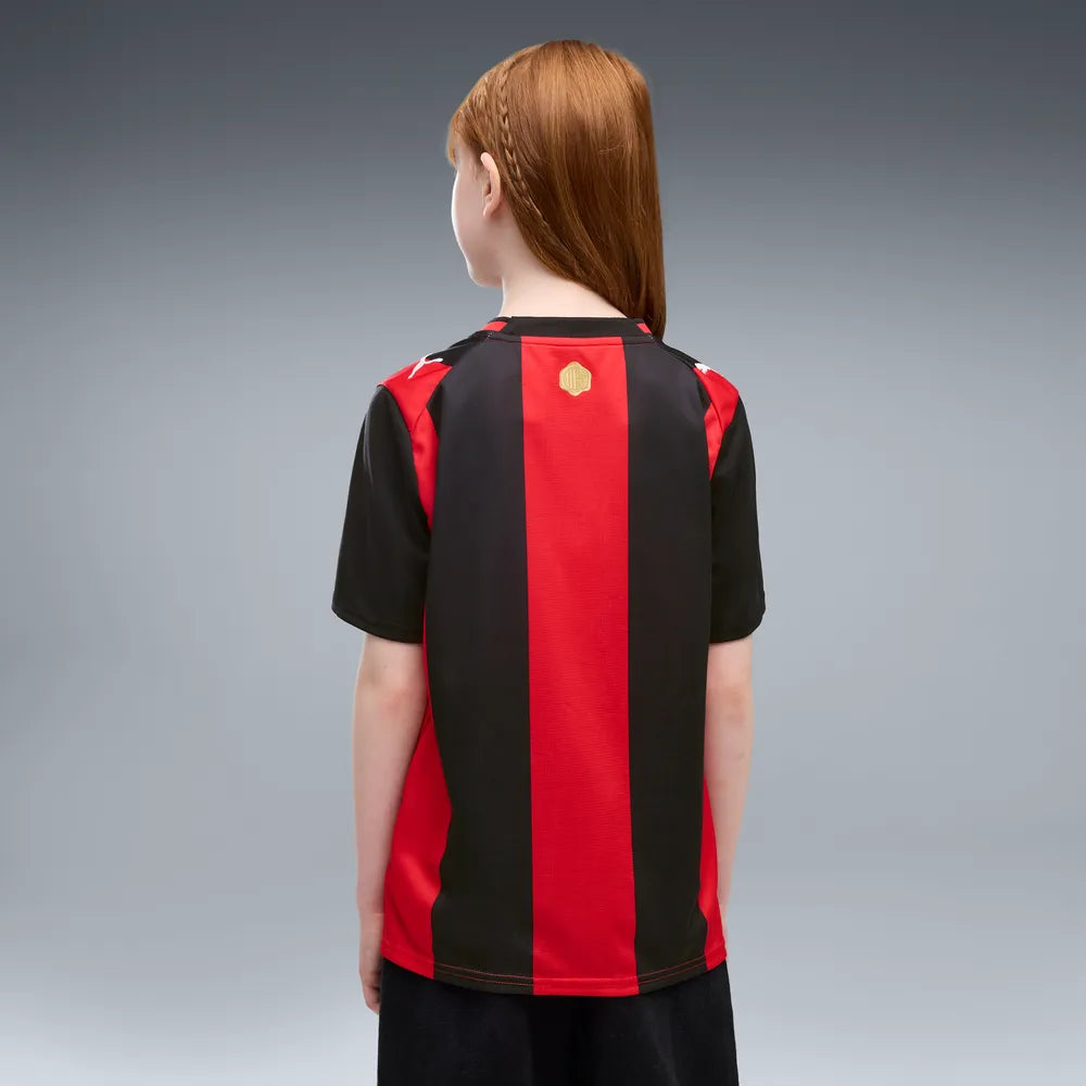 Puma Maglia Milan ACM Home Jersey Replica Junior 784124-01 rosso-nero