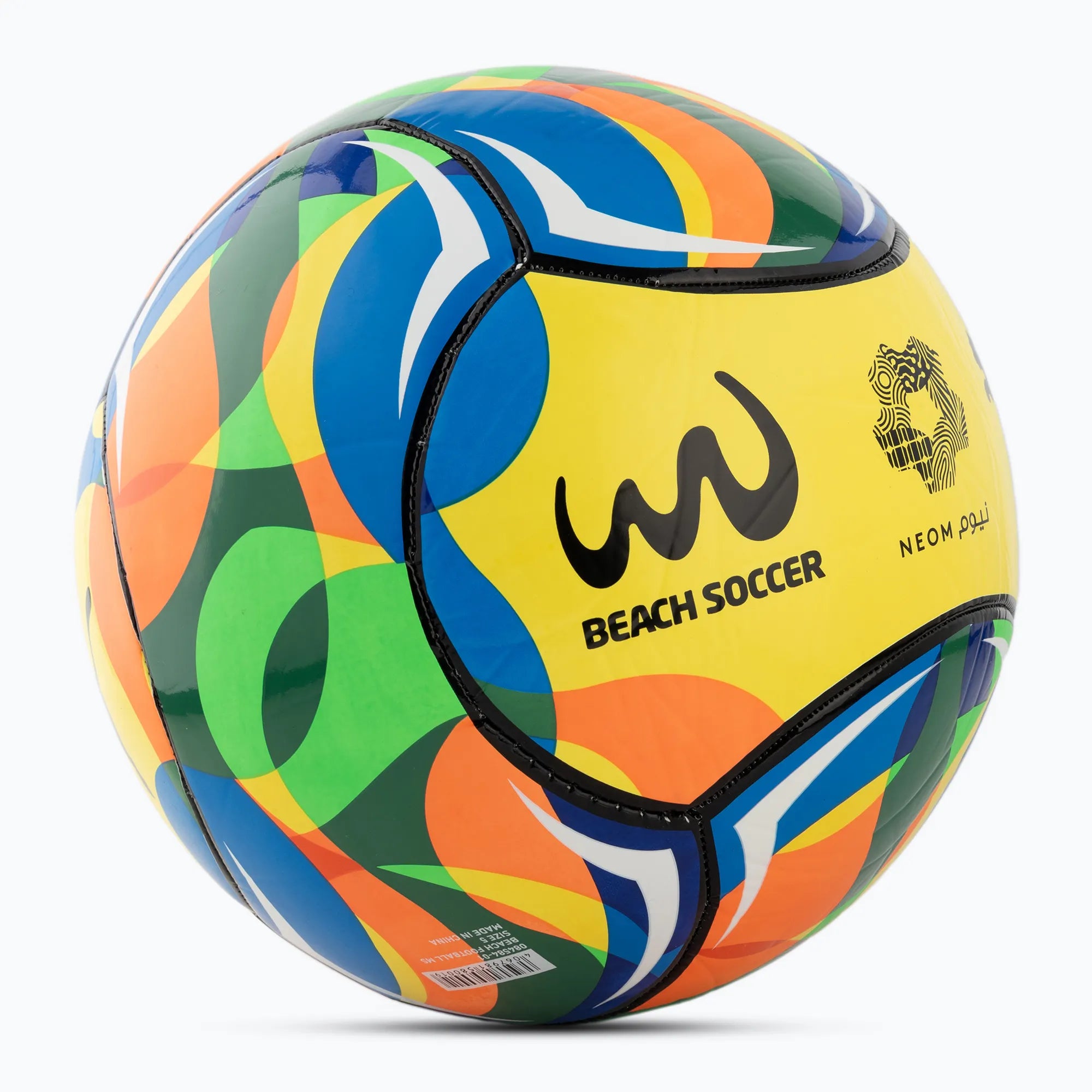 Puma Pallone da calcio Beach Neom 084584 01 giallo-multi colore Misura 5