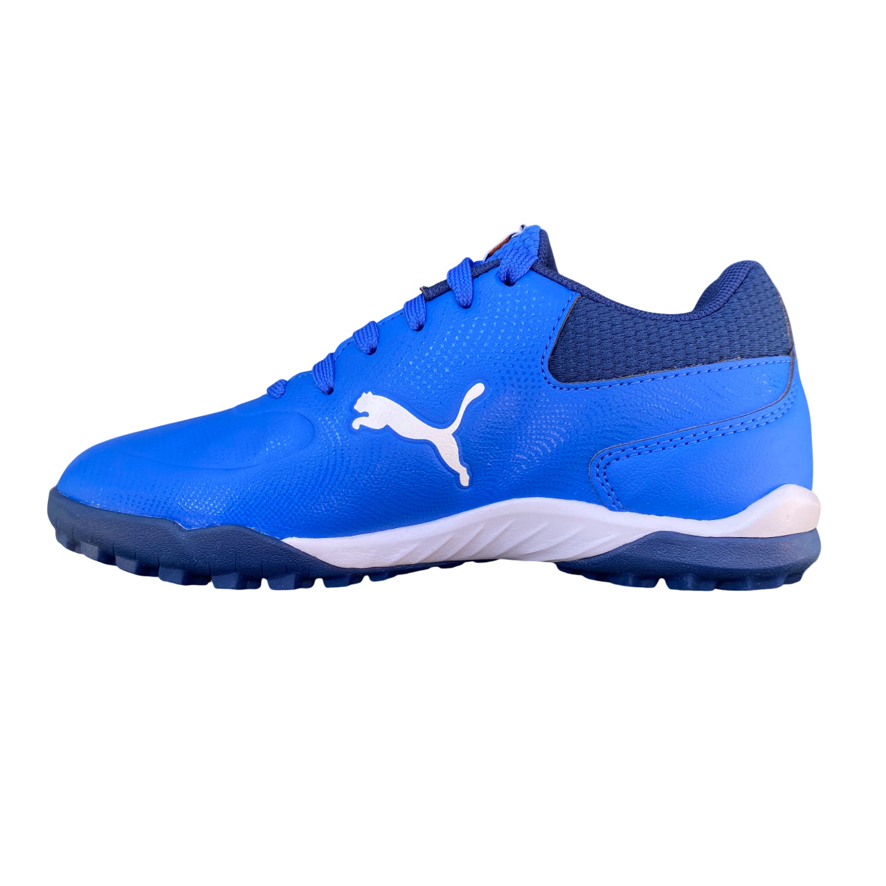 Puma Scarpa Calcetto Junior Truco III TT 108729-01 Blu - Perfezione per i Campioni di Domani - vista laterale interno 