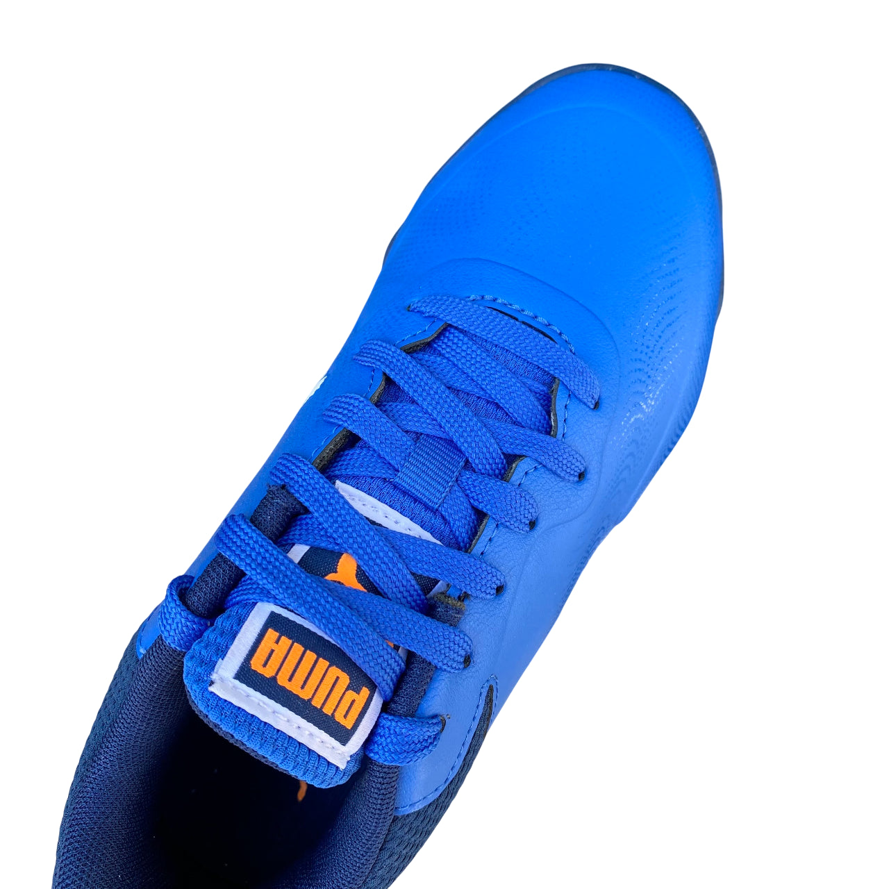 Puma Scarpa Calcetto Junior Truco III TT 108729-01 Blu - Perfezione per i Campioni di Domani - vista punta