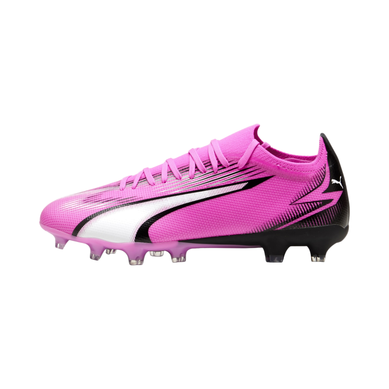 Scarpe da calcio Puma Ultra Match FG/AG 107754-01 colore veleno rosa per terreni naturali e artificiali da uomo