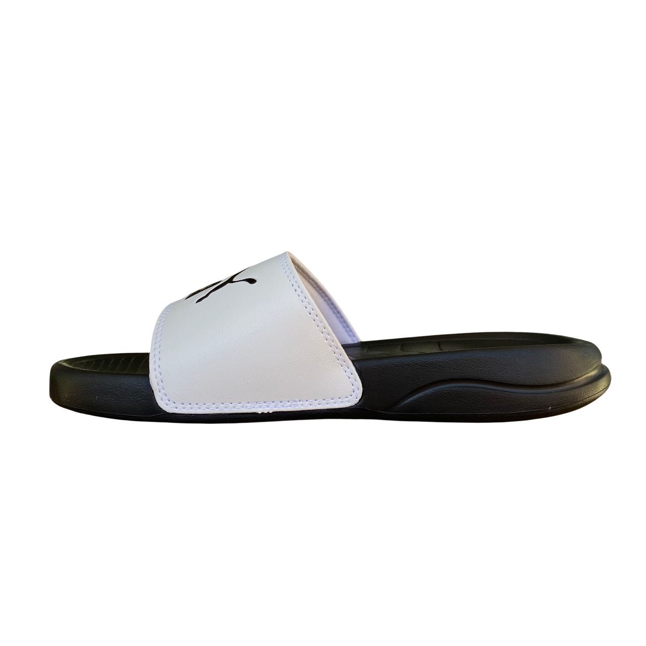 Puma ciabatta da bambino da mare piscina Popcat 20 PS 372313-02 bianco-nero