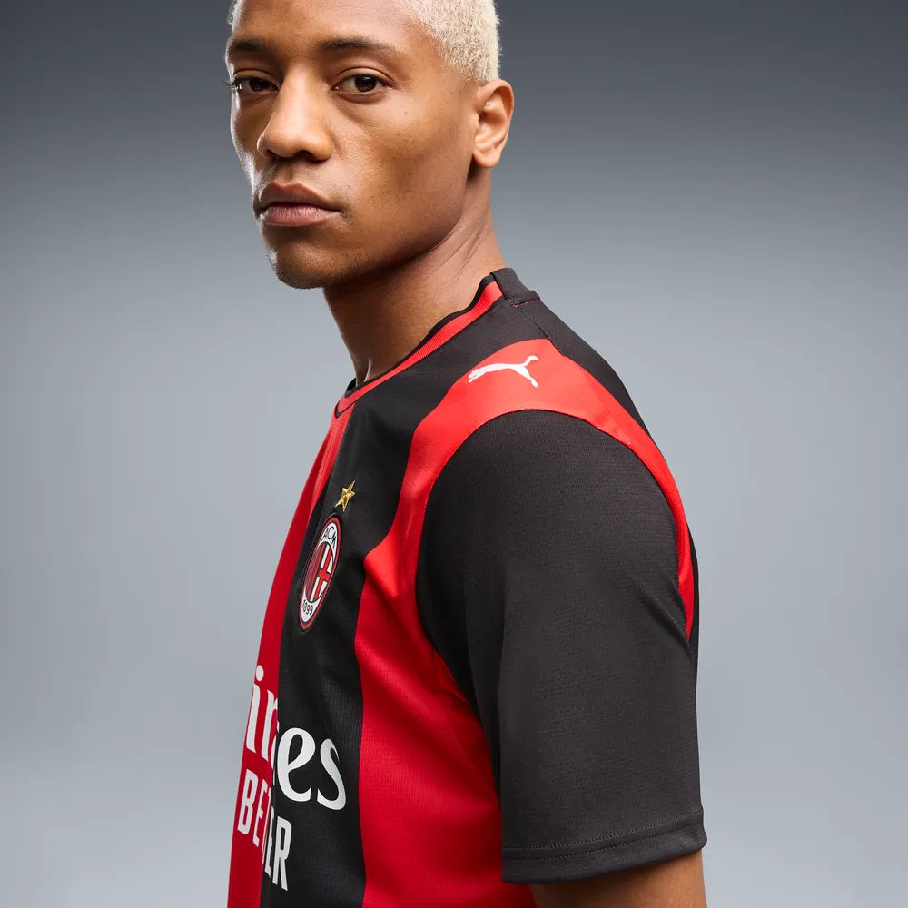 Puma maglia calcio Milam ACM Home Jersey Replica 784121-01 rosso-nero