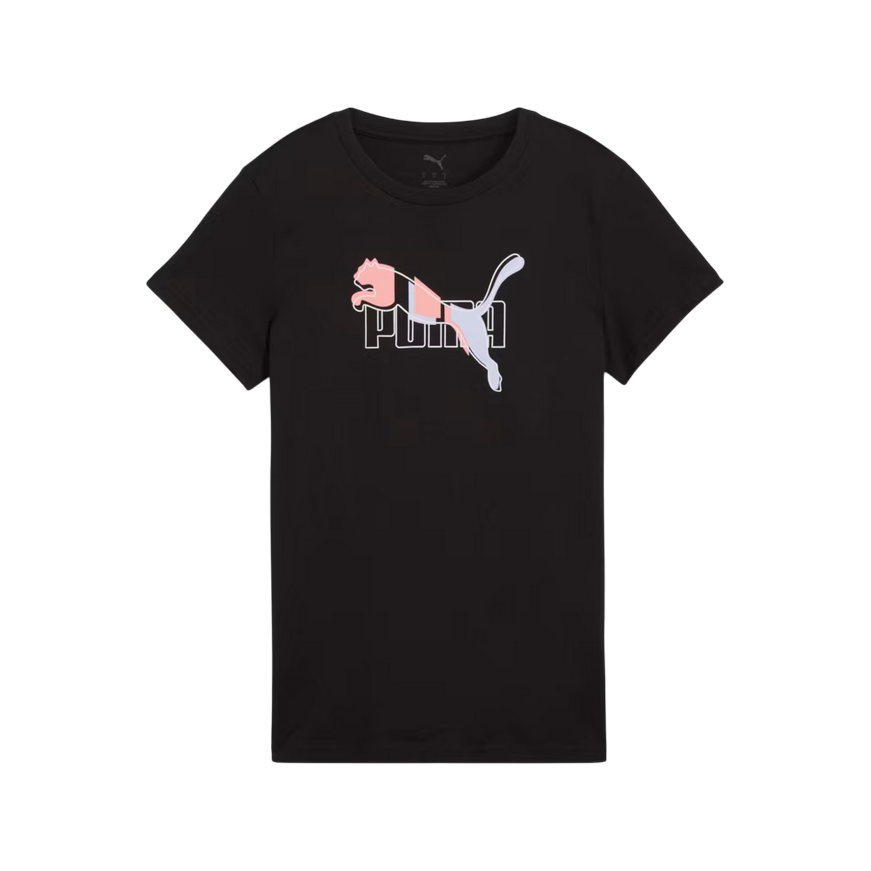 Puma maglietta manica corta da donna con Logo Lab 684991-01 nero