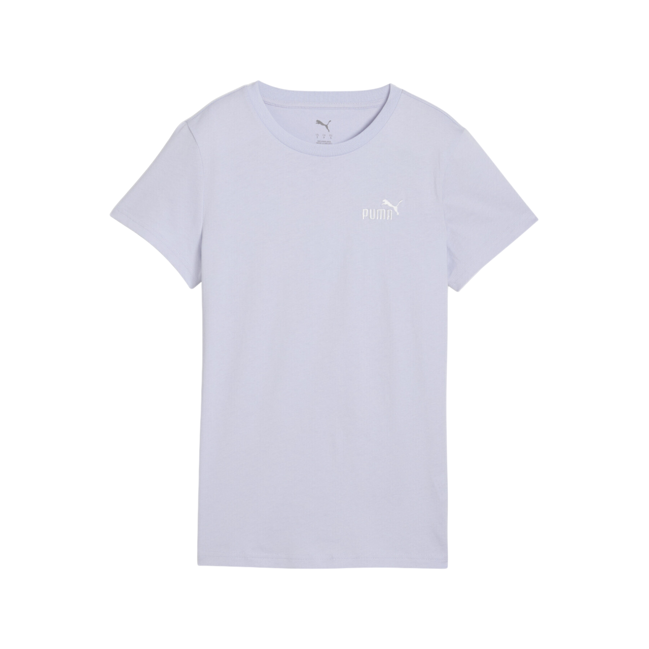 Puma maglietta manica corta da donna con Logo piccolo ricamato Essential 682373-47 glicine