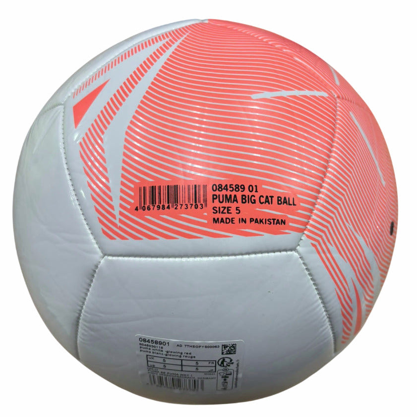 Puma pallone da calcio Big Cat 084589-01 bianco Misura 5 retro