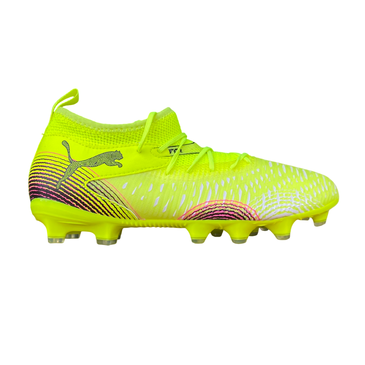 Puma scarpa da calcio junior Future 8 Match FG/AG 108143-03 giallo-nero