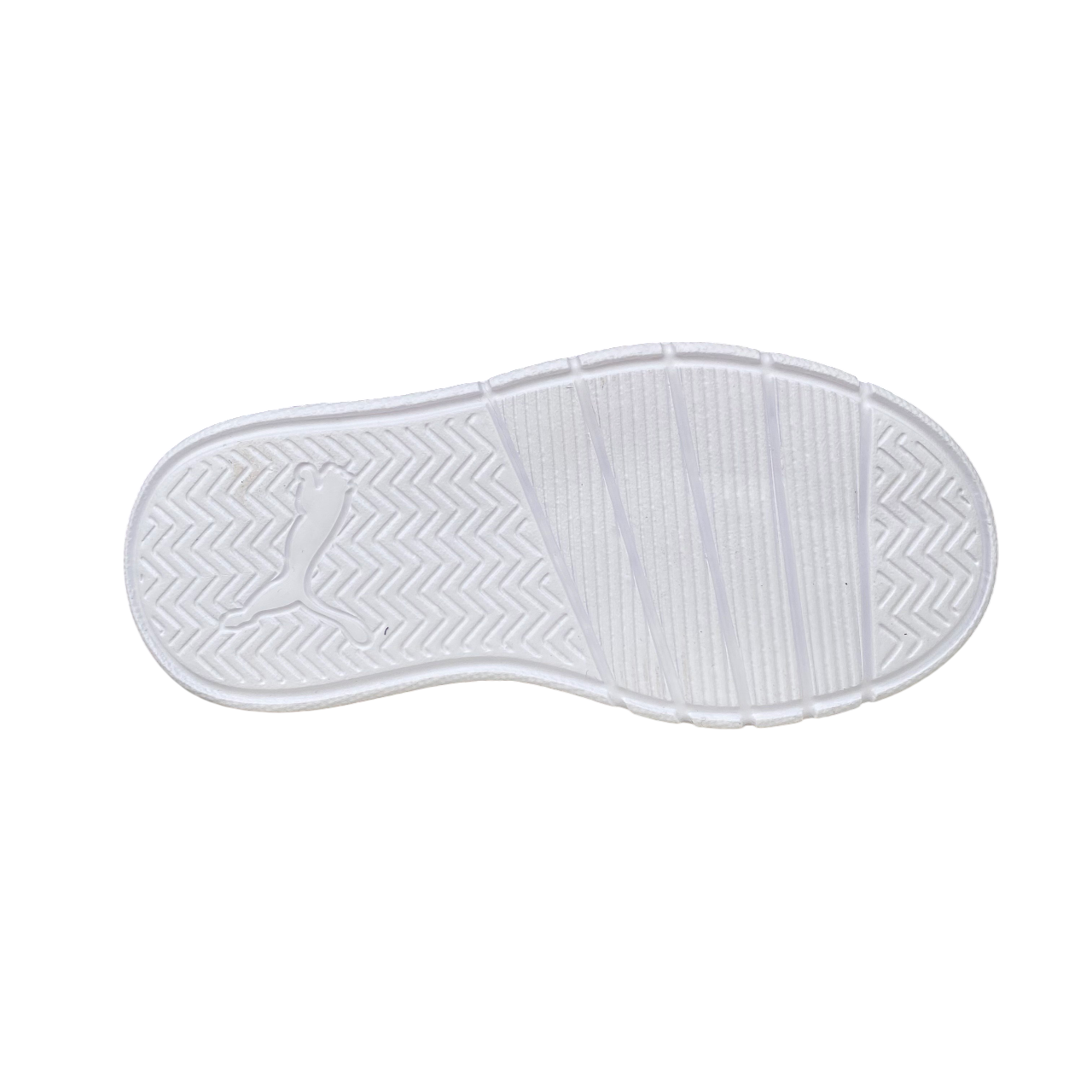 Puma scarpa da ginnastica da bambino Courtflex V3 Mesh PS 398085-06 grigio-bianco