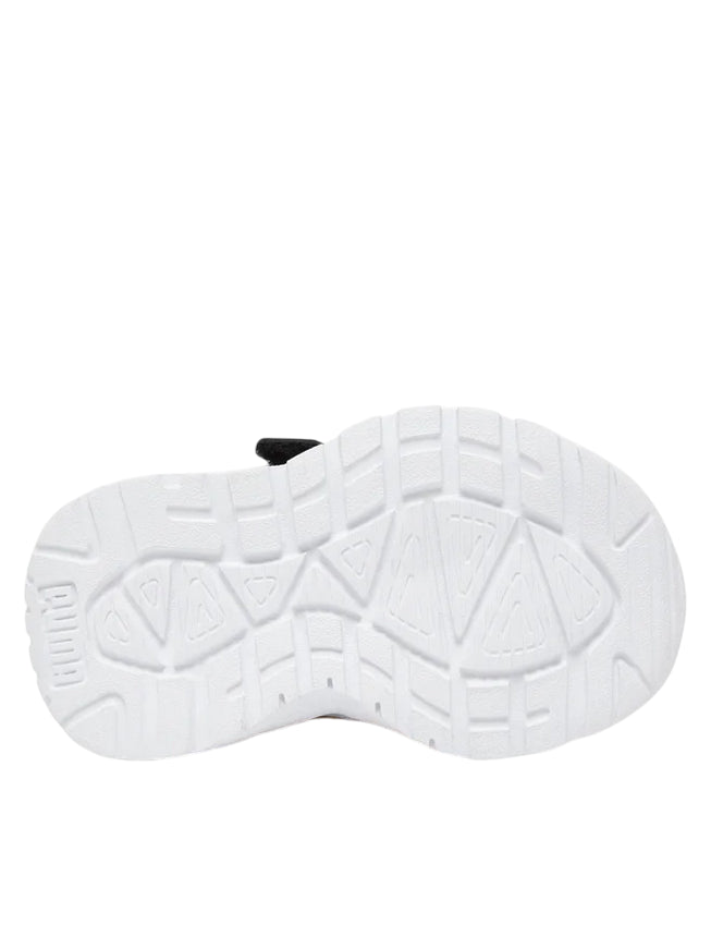 Puma scarpa da ginnastica da bambino Trinity Lite Hot Wheels 401408-01 nero-arancio-fuoco - suola 