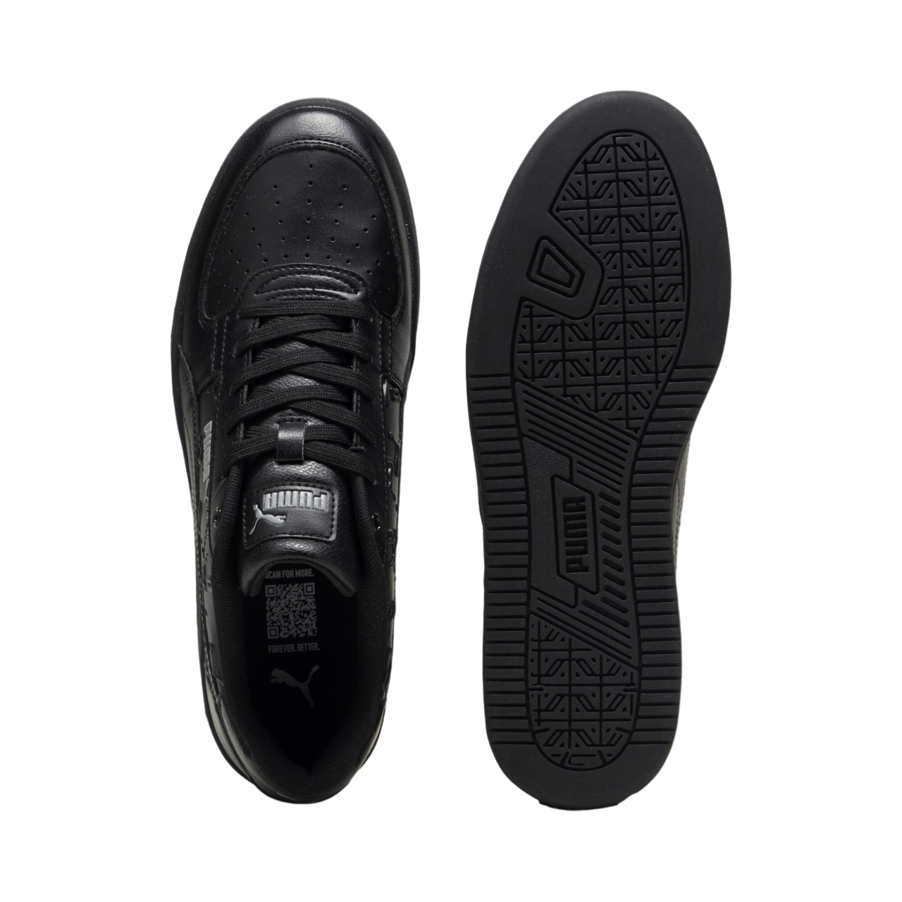 Puma scarpa sneaker da adulto Caven 2.0 Superlogo 395081-01 nero particolare