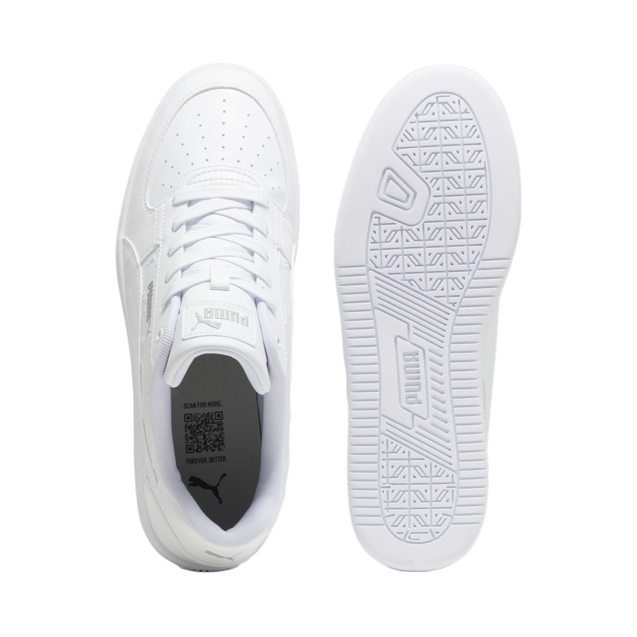 Puma scarpa sneaker da adulto Caven 2.0 Superlogo 395081-02 bianco vista particolare