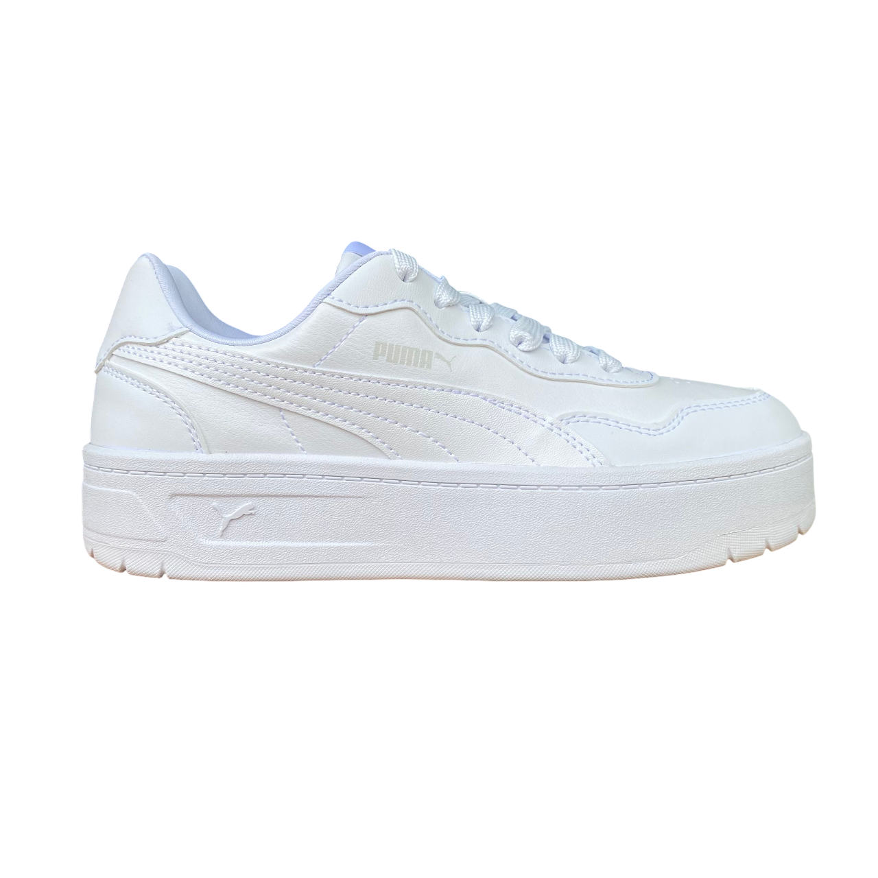 Puma scarpa sneakers da donna Court Lally Skye 400368-01 bianco
