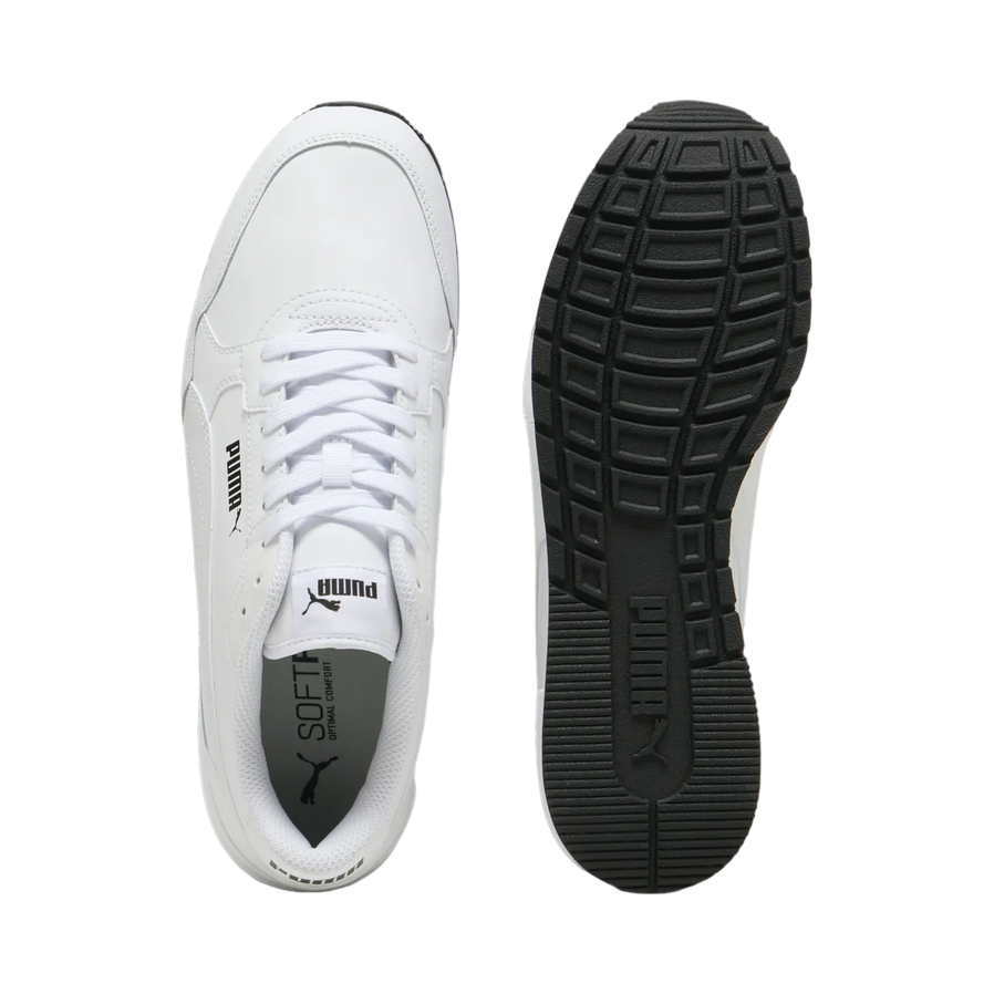 Puma scarpa sneakers da uomo ST Runner v4 L 399068-07 bianco-nero sportiamo 6