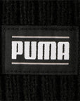 Puma cappello a cuffia a coste con logo petch 024038-01 nero. Taglia unica