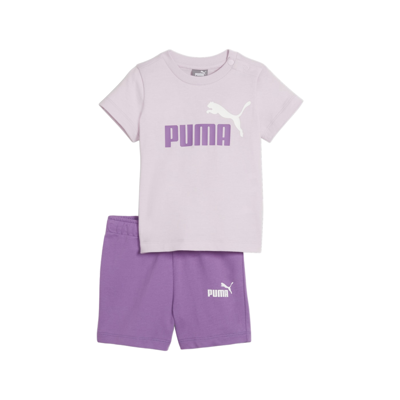 Puma completino da infant Minicats maglietta e pantaloncino 845839-59 glicine-viola