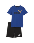 Puma completo maglietta e pantaloncino da ragazzo Jersey Set 847310-18 blu cobalto-blu