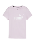 Puma maglietta manica corta da bambina  ESS stampa logo 587029 60 glicine