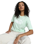 Puma maglietta manica corta da donna ESS Cropped Logo 586866 88 verde menta