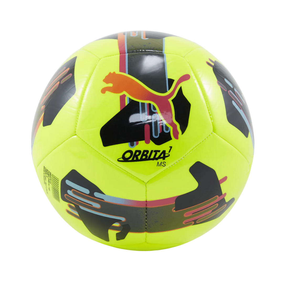 Puma pallone da calcio Orbita 7 MS 084475-03 limone-multicolore