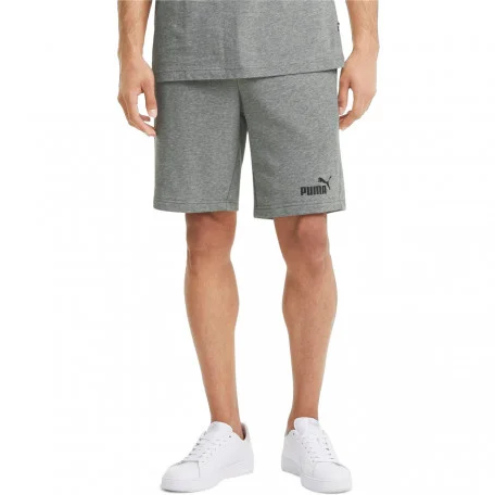 Puma pantaloncino sportivo da uomo in cotone jersey 586742-03 grigio chiaro