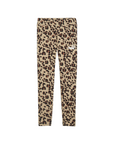 Puma pantalone aderente in cotone elasticizzato da ragazza Ess Animal 679415-83 tortora