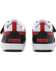 Puma scarpa Sneakers Rebound v6 Lo 397420-04 bianco-nero-rosso