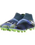 Puma scarpa da calcio da uomo Future 7 Match + LL FG/AG 107928-03 cielo-blu-verde acido