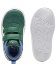 Puma scarpa da ginnastica con strappo da bambino Courtflex v2 Mesh V 371759 18 verde vite